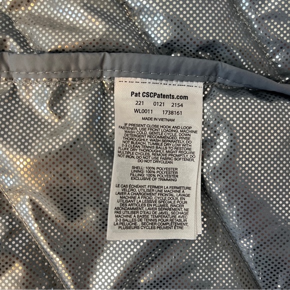 Columbia Womens Heavenly™ Long Hooded Gray Jacket, Size XS - Picture 5 of 10